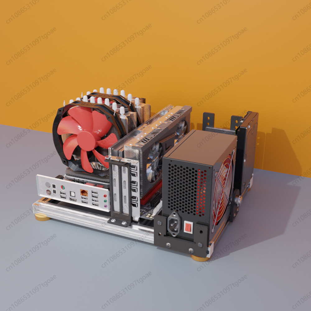 Full Aluminum Open Air PC Fram - Aluminum Open Frame Test Bench Water Cooling recension och pris